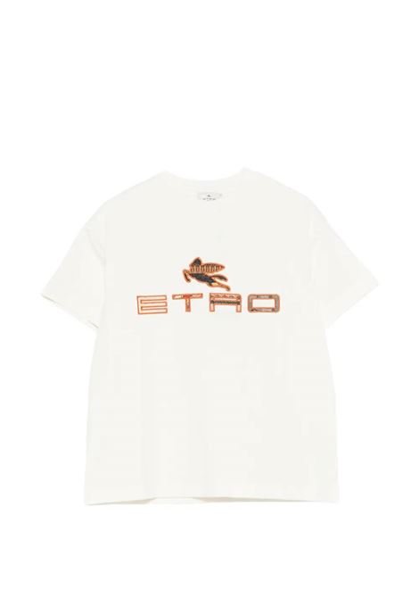 T-shirt con stampa logo ETRO KIDS | GY8P71 Z3672102